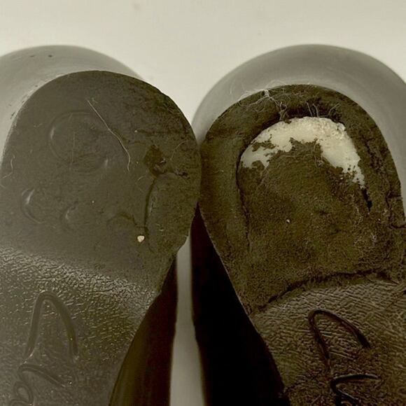 Clarks Mary Jane Wedges Black Patent Leather Size 9 - Picture 7 of 10